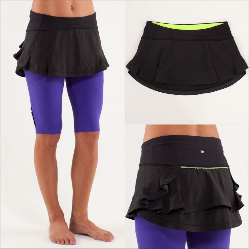 lululemon athletica Black Skirt